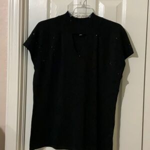 Cable & Gauge Black Sweater